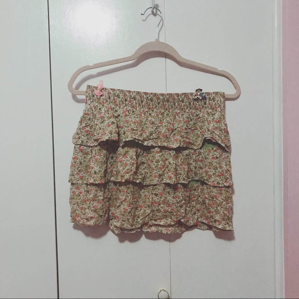 Costa Blanca Floral Skirt